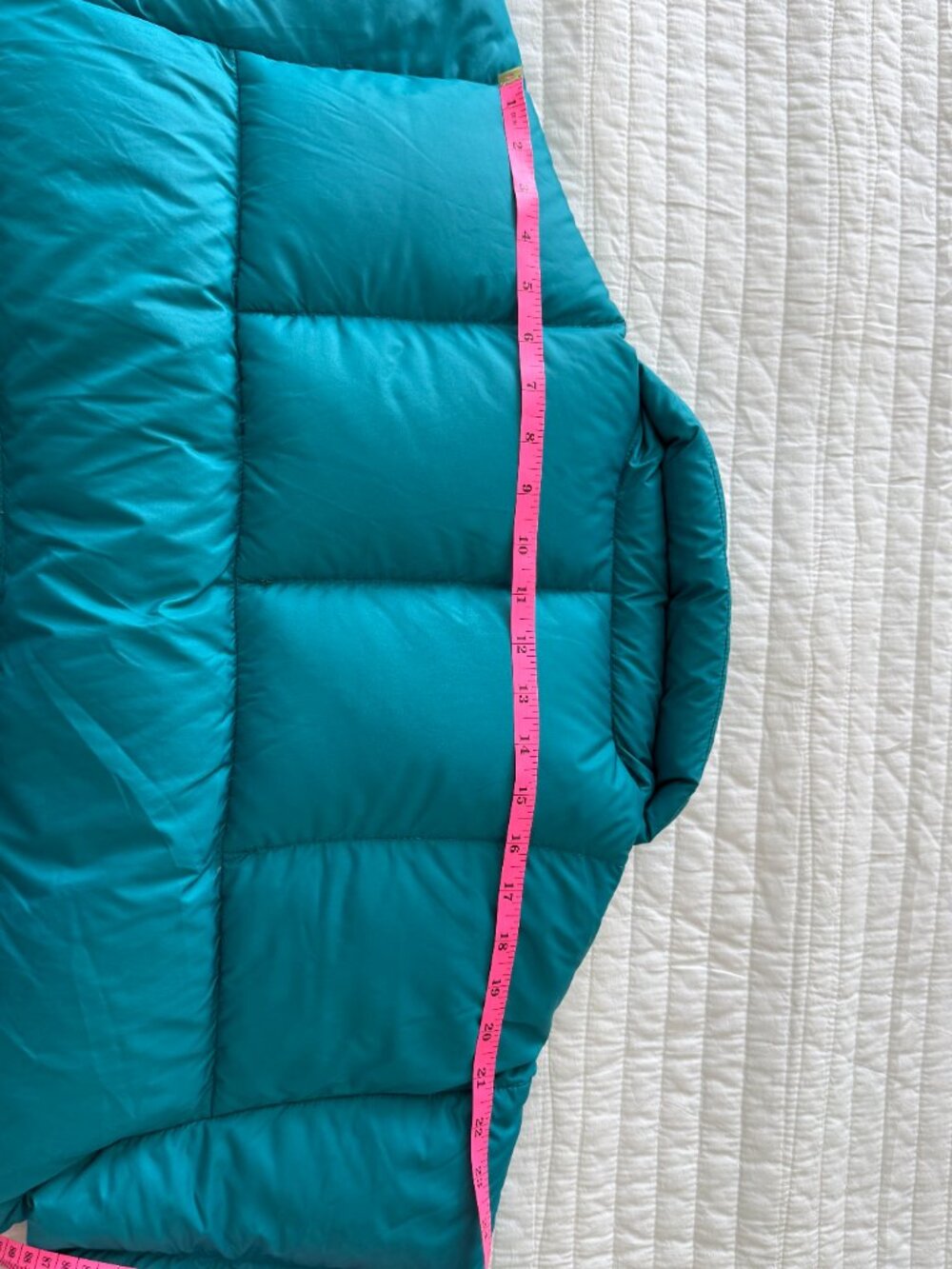 Vintage Eddie Bauer Good Down Puffer Jacket Teal M - Picture 8 of 12